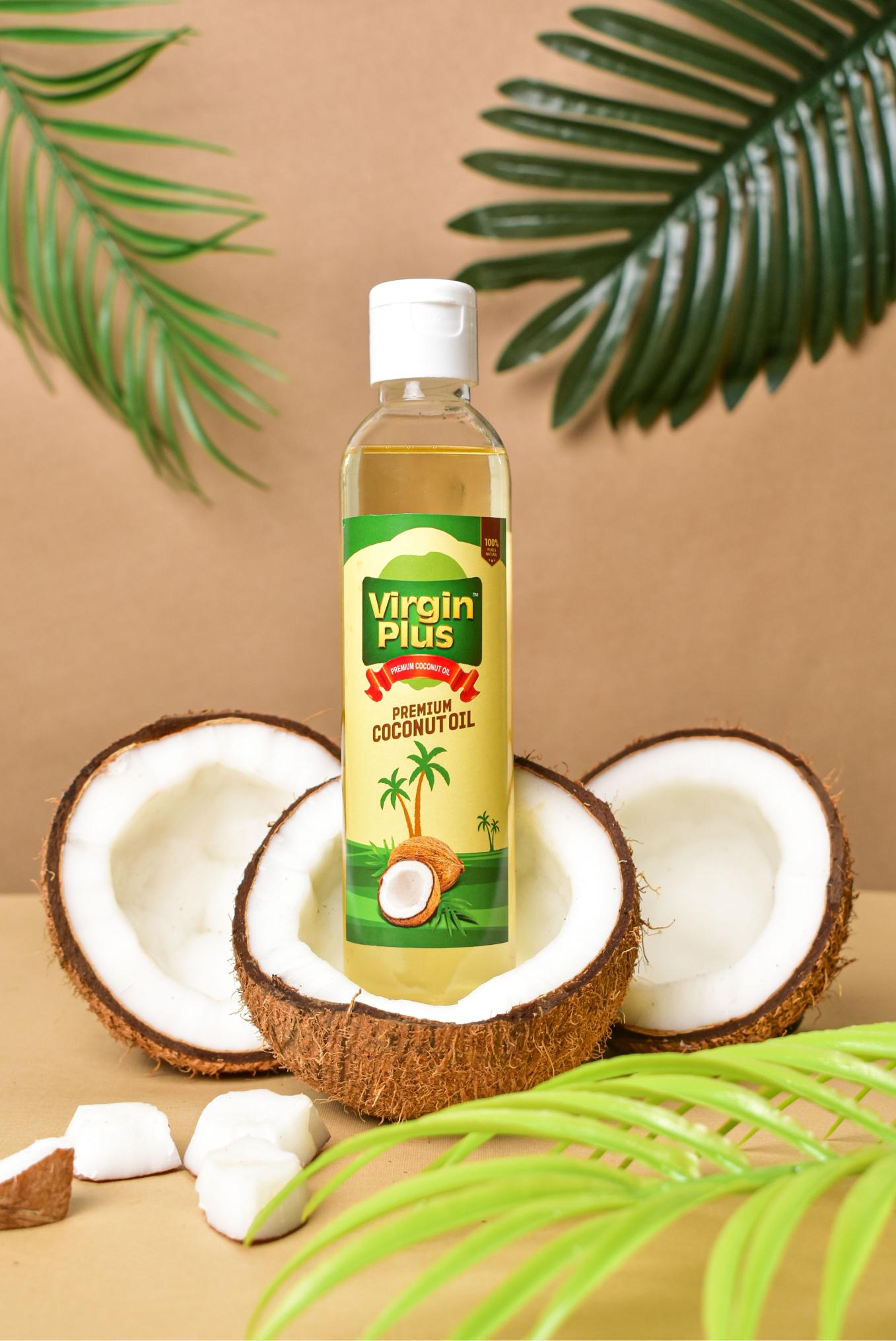 VIRGIN PLUS PREMIUM COCONUT OIL (500 ML)