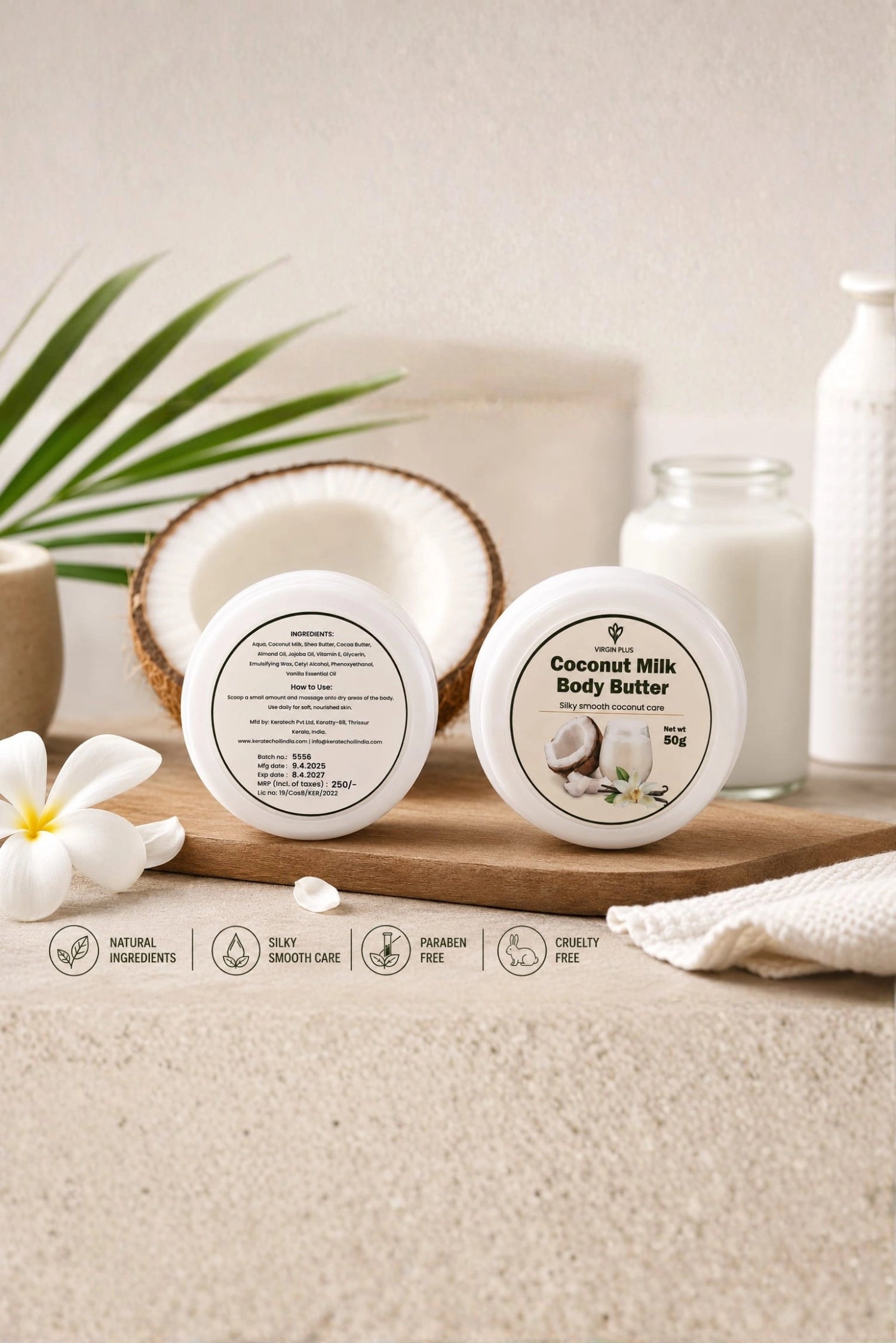 COCONUT MILK BODY BUTTER