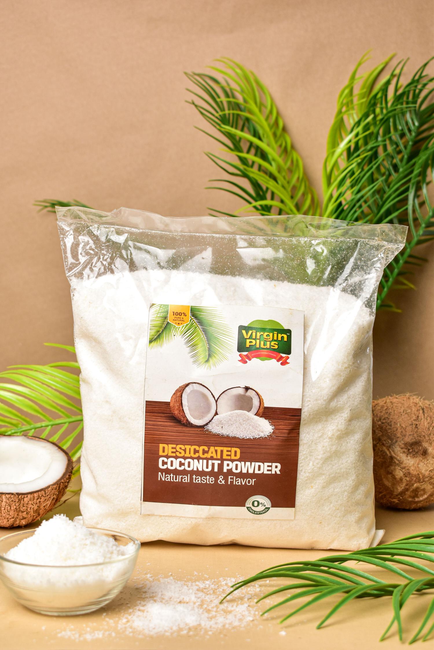 VIRGIN PLUS DESICCATED COCONUT POWDER (1 KG)
